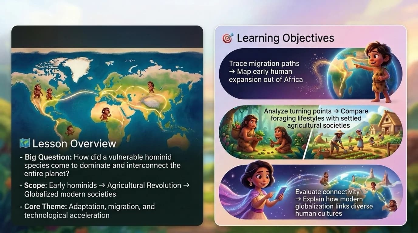Visual Lesson Timeline AI Visual Lesson Maker for Educators | MyLens