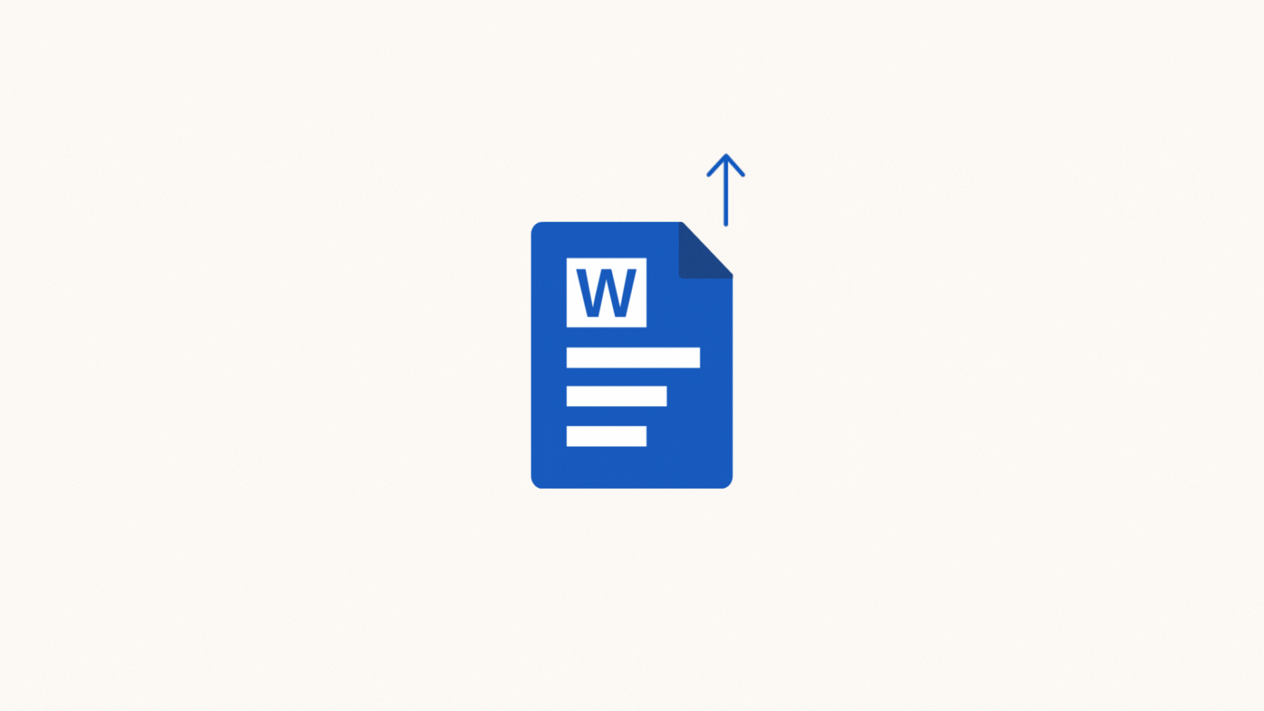 1 - Upload Your Word Document